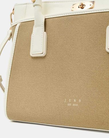  Túi Xách Lớn Tote Trang Trí Khoá 