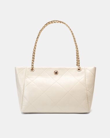  Túi Xách Lớn Tote Phối Khoá Trang Trí 