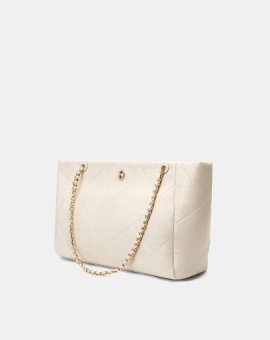  Túi Xách Lớn Tote Phối Khoá Trang Trí 