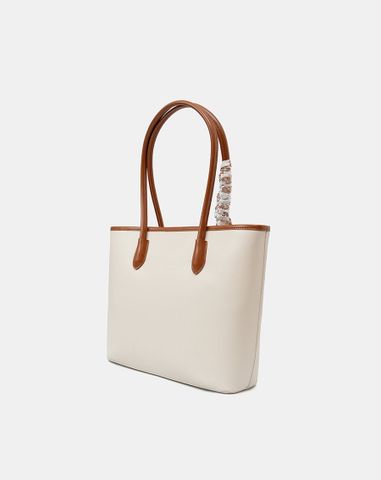  Túi Xách Lớn Tote Bag Thắt Khăn Trang Trí 