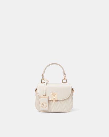  Túi Xách Nhỏ Xách Nhỏ Top Handle Dập Hoạ Tiết Phối Charm 