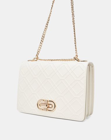  Túi Xách Nhỏ Khoá Put Dập Hoạ Tiết 