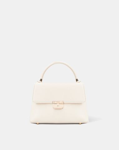  Túi Xách Nhỏ Top Handle Phối Khoá 