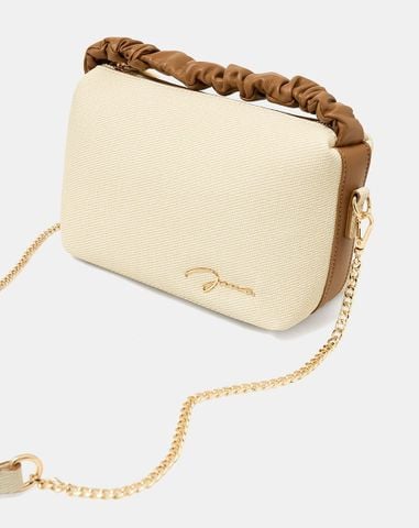  Túi Xách Nhỏ Form Mềm Tay Cầm Nhún 