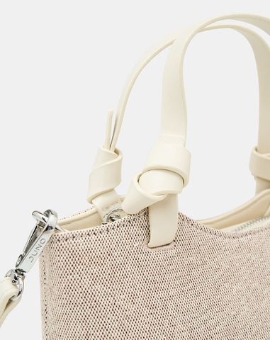  Túi Xách Nhỏ Phối Tay Cầm Xoắn 