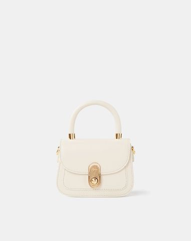  Túi Xách Nhỏ Top Handle Phối Khoá Xoay Trang Trí 