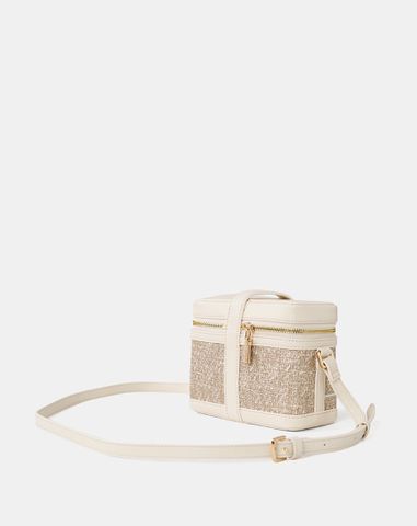 Túi Xách Nhỏ Vanity Case Thêu Logo Juno 