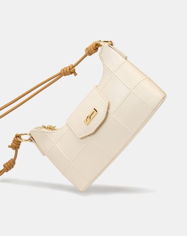  Túi Xách Nhỏ Dập Hoạ Tiết Ô Vuông 