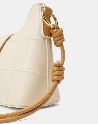  Túi Xách Nhỏ Dập Hoạ Tiết Ô Vuông 