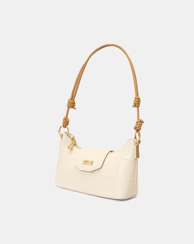  Túi Xách Nhỏ Dập Hoạ Tiết Ô Vuông 