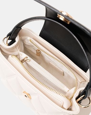  Túi Xách Nhỏ Top Handle Dập Trang Trí 
