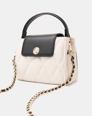 Túi Xách Nhỏ Top Handle Dập Trang Trí 