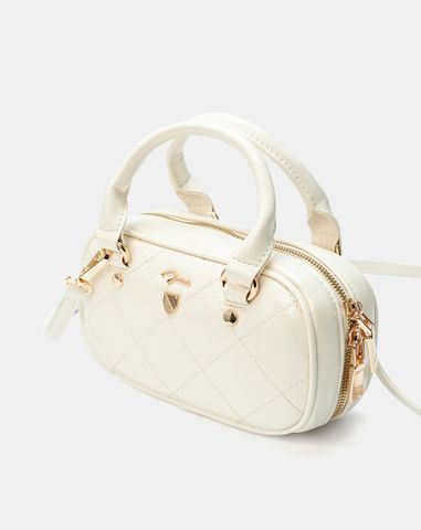  Túi Xách Nhỏ Bowling Top Handle Phối Khoá Trang Trí 