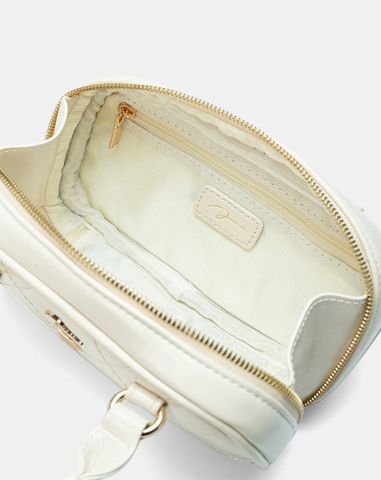  Túi Xách Nhỏ Bowling Top Handle Phối Khoá Trang Trí 