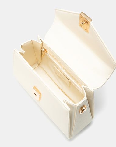  Túi Xách Nhỏ Tay Cầm Xoắn Phối Charm Trang Trí 