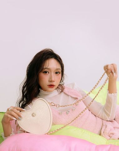  Túi Xách Nhỏ Heart Shaped Ivy 