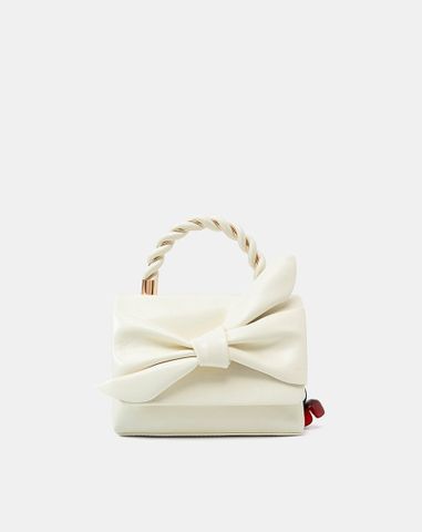  Túi Xách Nhỏ Top Handle Thắt Nơ Cách Điệu 