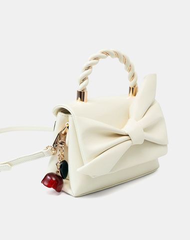  Túi Xách Nhỏ Top Handle Thắt Nơ Cách Điệu 