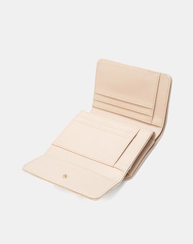  Ví Ngắn Cầm Tay Đính Logo Chữ Ký Kim Loại 