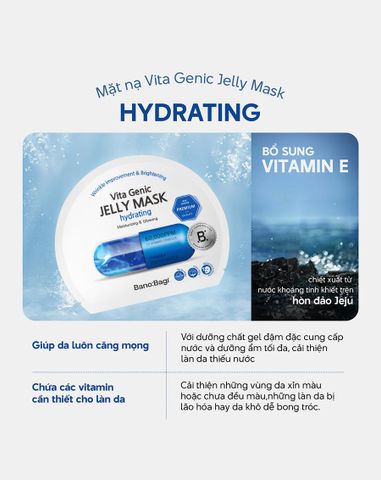  Combo 5 Mặt nạ Vita Genic Jelly Mask – Hydrating 