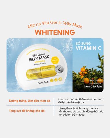  Combo 5 Mặt nạ Vita Genic Jelly Mask – Whitening 