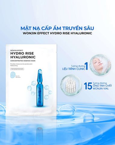  Combo 5 Mặt nạ WONJIN Hydro Rise Hyaluronic Mask 