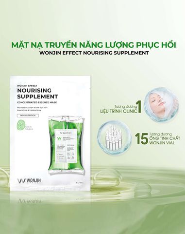  Combo 5 Mặt nạ WONJIN Nourising Supplement Mask 
