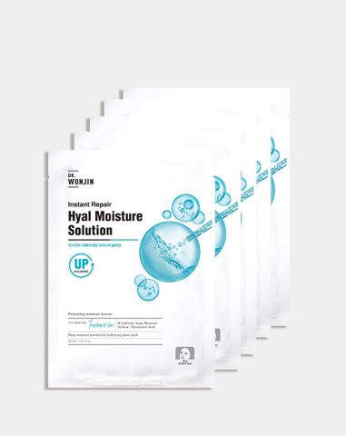  Combo 5 Mặt nạ WONJIN Instant Repair Hyal Moisture Solution 