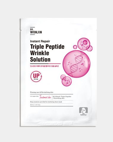  Mặt nạ WONJIN Instant Repair Triple Peptide Wrinkle Solution 