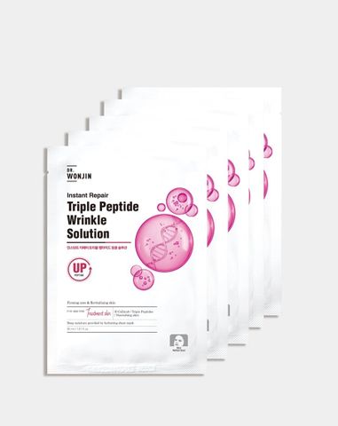  Combo 5 Mặt nạ WONJIN Instant Repair Triple Peptide Wrinkle Solution 