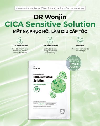  Combo 5 Mặt nạ WONJIN Instant Repair CICA Sensitive Solution 
