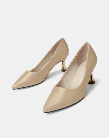  Giày Cao Gót Pump Mũi Nhọn Gót Thanh 