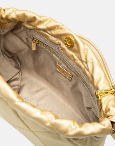  Túi Xách Nhỏ Rút May Chỉ Hoạ Tiết Quả Trám 