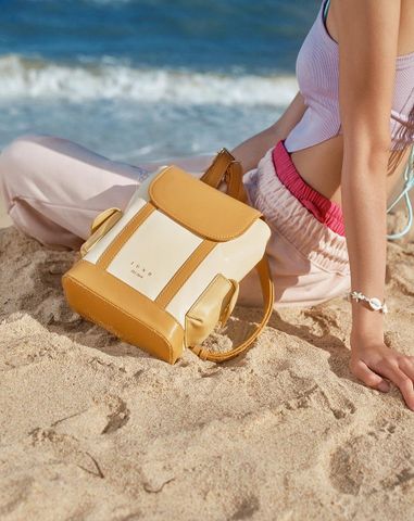  Balo Phối 2 Túi Nhỏ Bên Hông 