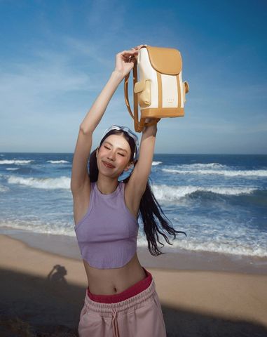  Balo Phối 2 Túi Nhỏ Bên Hông 