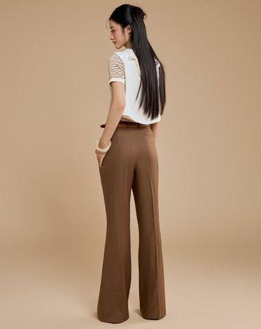  Quần tây dáng loe form mid-wide 