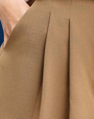  Quần short kiểu xếp ống 