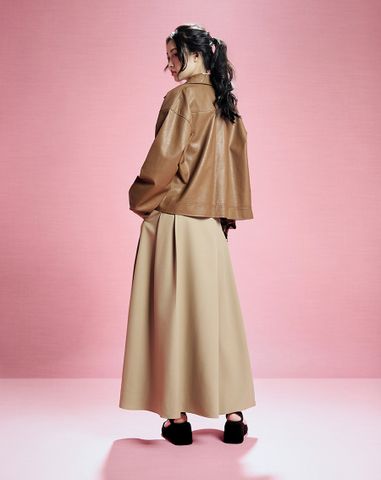  Chân váy dài form A 