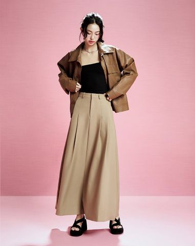  Chân váy dài form A 