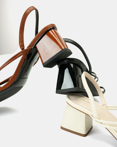  Giày Sandal Quai Mảnh Thắt Nút 