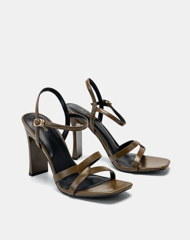  Giày Sandal Sandal Quai Mảnh Xoắn 