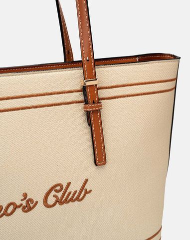  Túi Xách Lớn Tote Thêu Juno Club 