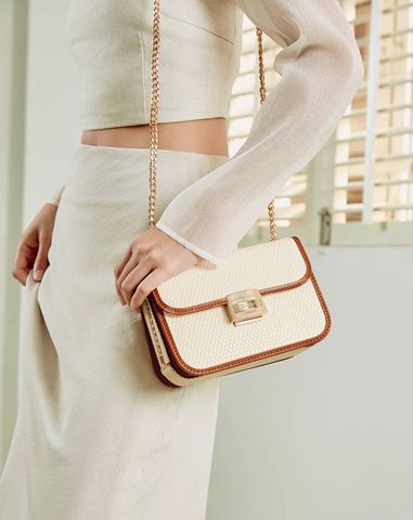  Túi Xách Nhỏ Phối Khoá Trang Trí 