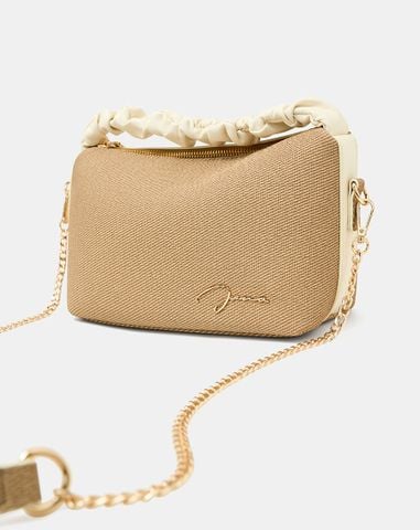  Túi Xách Nhỏ Form Mềm Tay Cầm Nhún 