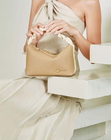  Túi Xách Nhỏ Form Mềm Tay Cầm Nhún 