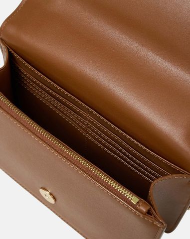  Túi Xách Nhỏ Phối Si Hoạ Tiết Sọc 