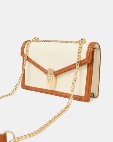  Túi Xách Nhỏ Nắp Gập Trang Trí Khoá 