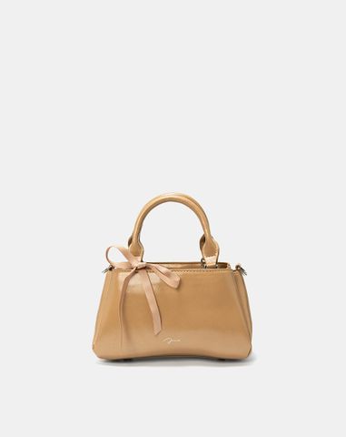  Túi Xách Nhỏ Top Handle Trang Trí Nơ 