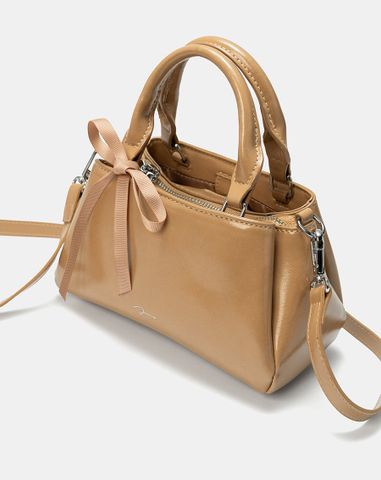  Túi Xách Nhỏ Top Handle Trang Trí Nơ 
