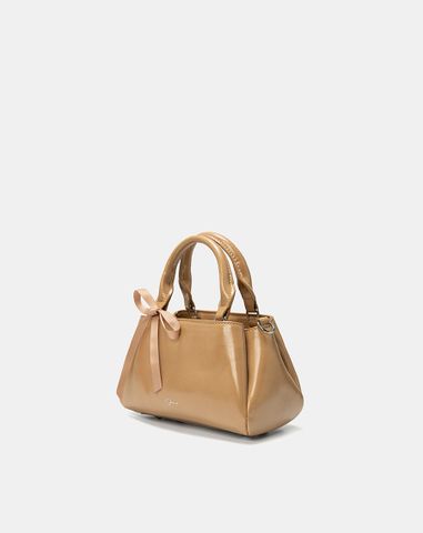  Túi Xách Nhỏ Top Handle Trang Trí Nơ 